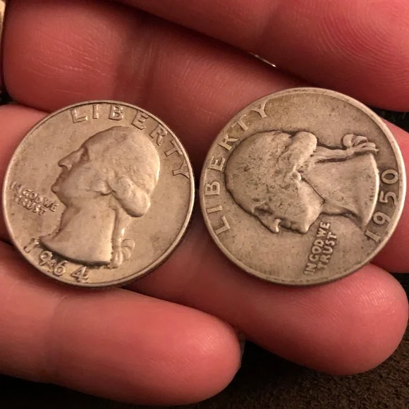 90% silver coins American quarters - Picture 14 of 17